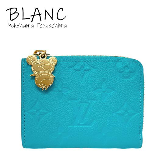 ルイヴィトン ポルトフォイユ ノア パウダーコンパクト LV×TM アン工業プラント カビラ青碧 釣り銭入れ 金入れ 水色 M13801 LOUIS VUITTON 横浜BLANC【中古】