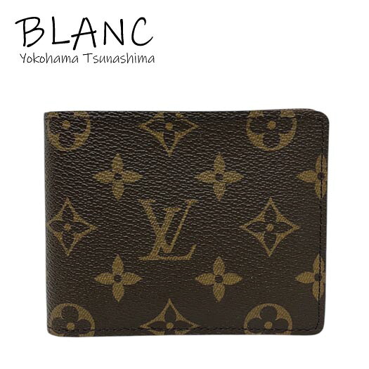 ルイヴィトン ポルトフォイユ ミュルティプル モノグラム 二つ折り財布 札入れ M60895 LOUIS VUITTON 横浜BLANC【中古】