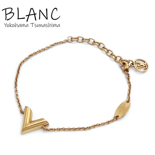 ルイ ヴィトン ブラスレ エッセンシャル V ブレスレット GP ゴールド M61084 ジュエリー LOUIS VUITTON 横浜BLANC【中古】