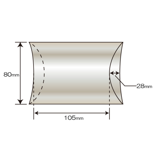 超目玉 クリアーピローケース No4 80 28 105 50枚セット ピローボックス クリアケース クリアボックス ディスプレイ 陳列 クリアパッケージ ギフトボックス ラッピング 透明ケース ラッピング用品 お菓子 フィギュア アクセサリー 店舗用品 Gift Box Clear Box