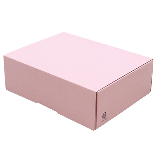 【メーカー直送品につき代引不可】いちご箱 2パック入れ箱【ピンク】【身フタあり】 内寸235×170×80mm|ダンボールの横井パッケージ