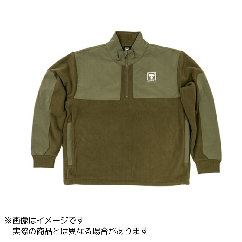 ジャッカル ダブルフェイスフリースP/O ＃オリーブ ＃M ウェア・アクセサリー-その他-スポーツ・アウトドア