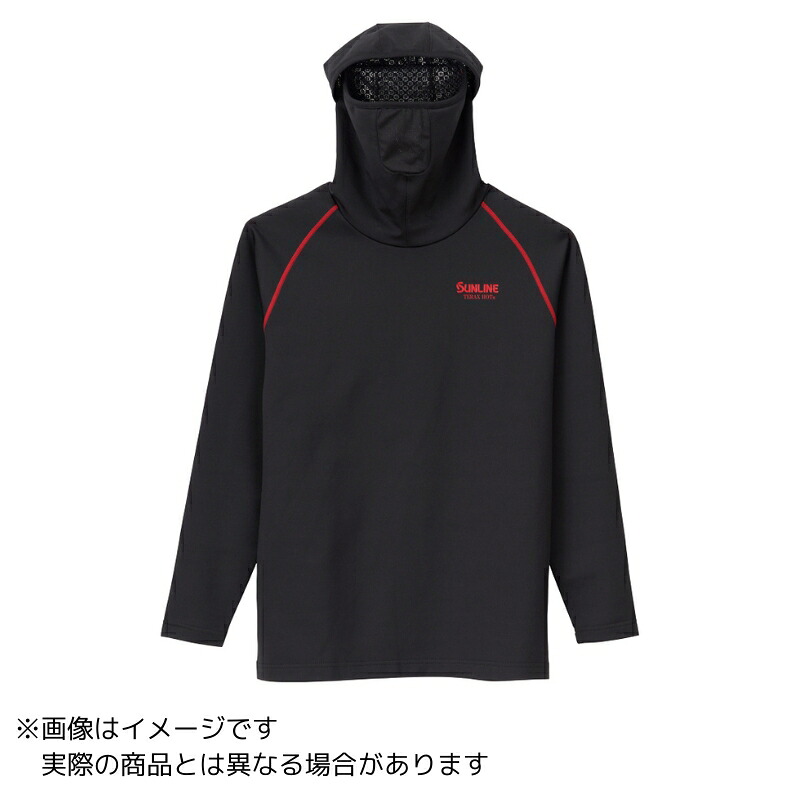 サンライン TERAXHOTバラクラバフーディ SUW-04208 ＃赤いこと ＃3L