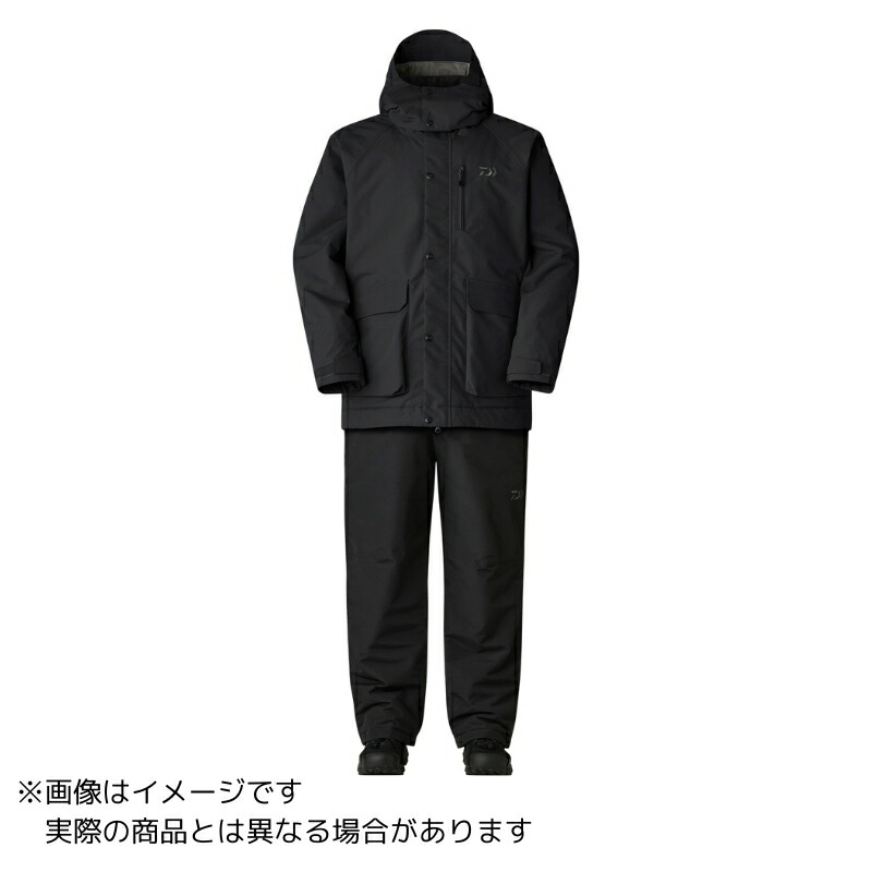 ダイワ DW-3225 RAINMAX(R)リビルドウインタースーツ ＃黒いこと ＃M スポーツ・アウトドア-その他