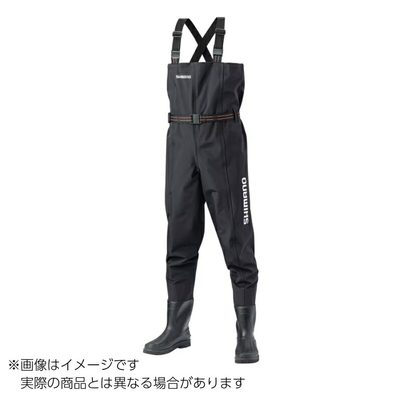 シマノ ハイパーウェーダー (チェストハイ・カットピンフェルトソール) FF-055T ＃黒いこと ＃L 【中型商いもの】