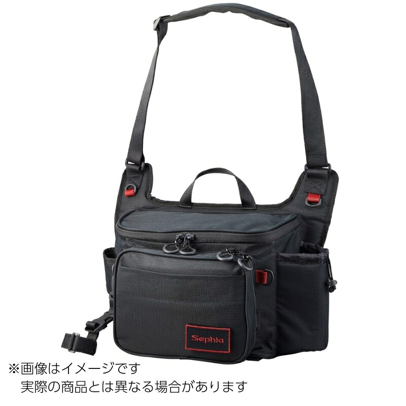 シマノ セフィア ランガンショルダー BS-222W #ブラック #L 【中型商品】|ヨコオ 店