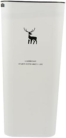 【20%OFFクーポン】わを キッチン 浴室用 蓋付き スリットプレス式 収納 鹿柄 ゴミ箱 30l ゴミ箱 おしゃれ ゴミバケツ オフィスアクセサリー カバー付き くずかご