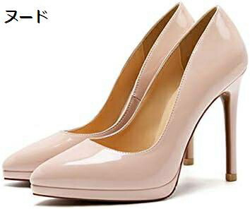 【20%OFFクーポン～】エナメル パンプス 痛くない 大きいサイズ ハイヒール 11cmヒール 美脚パンプス ポインテッドトゥ ピンヒール 黒 赤 歩きやすい おしゃれ フォーマル 結婚式 通勤用 仕事 オフィス パーティー ドレス キャバ｜Yokos