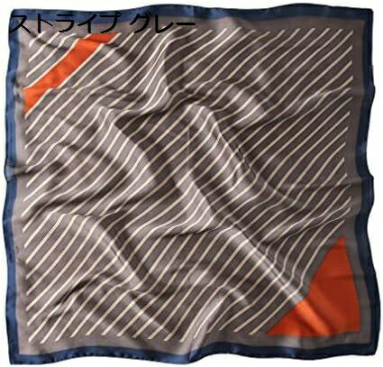 【20%OFFクーポン～】おしゃれ プリント ネッカチーフ フェイク オフィススカーフ 正方形 スカーフ 制服用 通勤