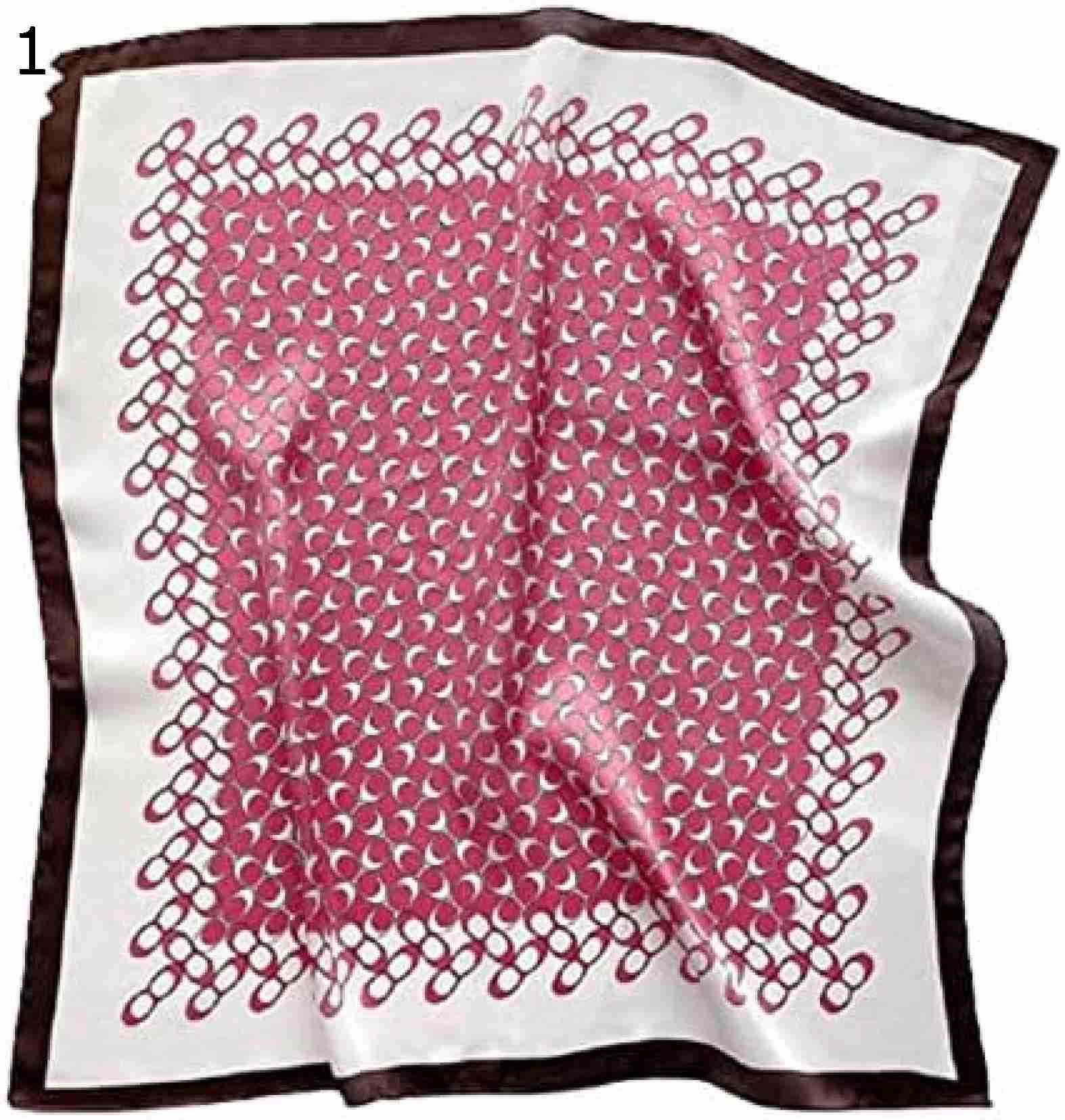 【20%OFFクーポン～】ネッカチーフ　レディース　70*70cm　巻き方　　手触り良い　レトロ　スクエアスカーフ　制服用　オフィス　お洒落　頭飾り　髪の包帯　通勤用　旅行　贈り物　プレゼント　ネイビー　ピンク　レッド