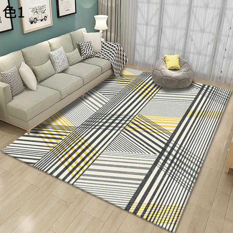 【20%OFFクーポン】ラグ　ラグマット　200×300cm　洗える　滑り止め付き　オールシーズン　幾何学柄　おしゃれ　カーペット　室内用　リビング　居間　rafh-01