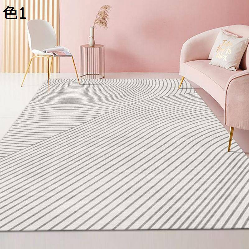 【20%OFFクーポン】ラグ　ラグマット　北欧　洗える　200×300cm　おしゃれ　滑り止め　通年適用　冷房対応　軽量　床暖房対応　ホットカーペット対応　防音　居間　リビング　室内用　カーペット　rafh-200