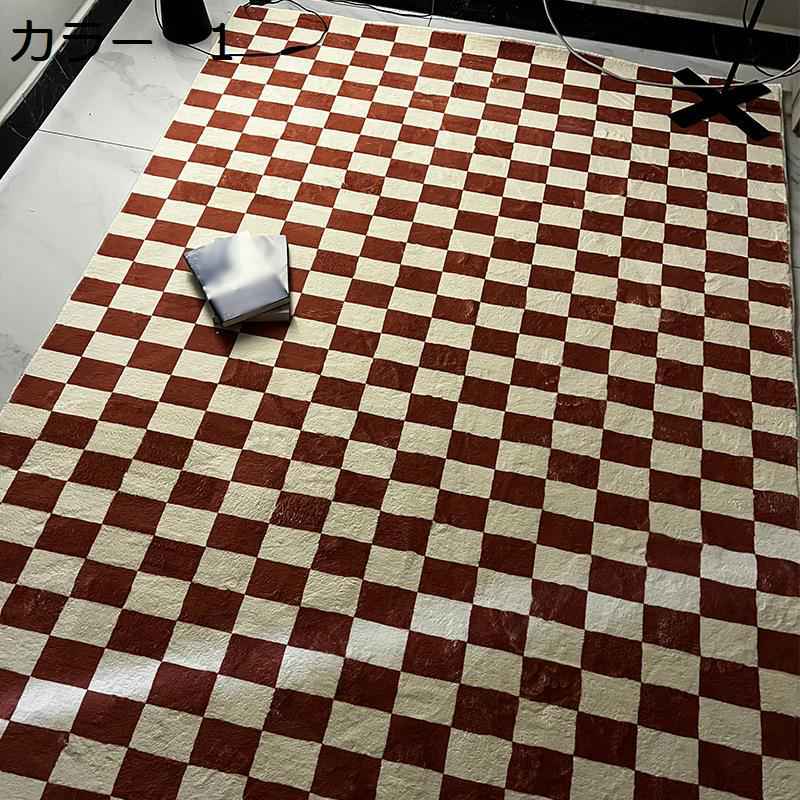 【15%OFFクーポン～】ラグ　カーペット　200×300cm　洗える　北欧　オールシーズン　滑り止め付き　ホットカーペット対応　抗菌防臭　床暖房対応　軽量　防音　リビング　冷房対応　室内用　低反発　居間　ラグマット　おしゃれ　幾何学柄