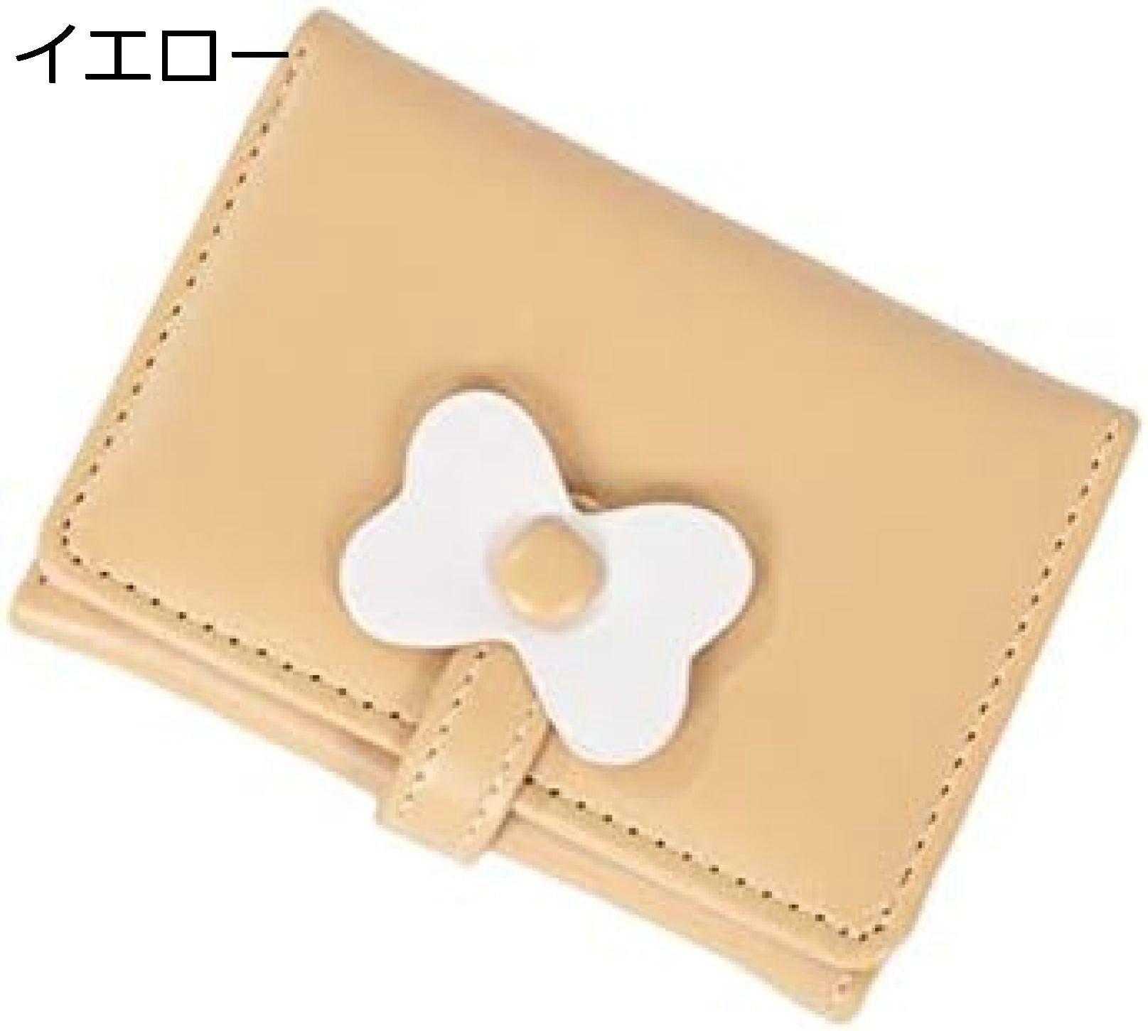 【20%OFFクーポン】三つ折り 財布 レディース 学生 小さい リボン ボタン コンパクト 薄い ウォレット 大容量 使いやすい 小銭入れ カード入れ PUレザー 誕生日 かわいい ギフト 多機能 おしゃれ コインケース