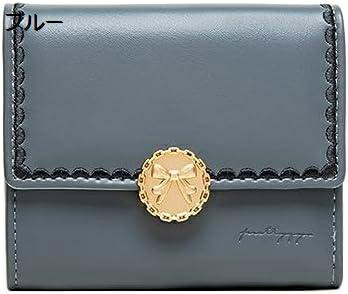 【20%OFFクーポン】三つ折り財布 レディース 小銭入れ 無地 お札/カード入れ 手のひらサイズ 大容量 シンプル かわいい ウォレット ミニ財布 短財布 軽量 コンパクト 多機能 ギフト