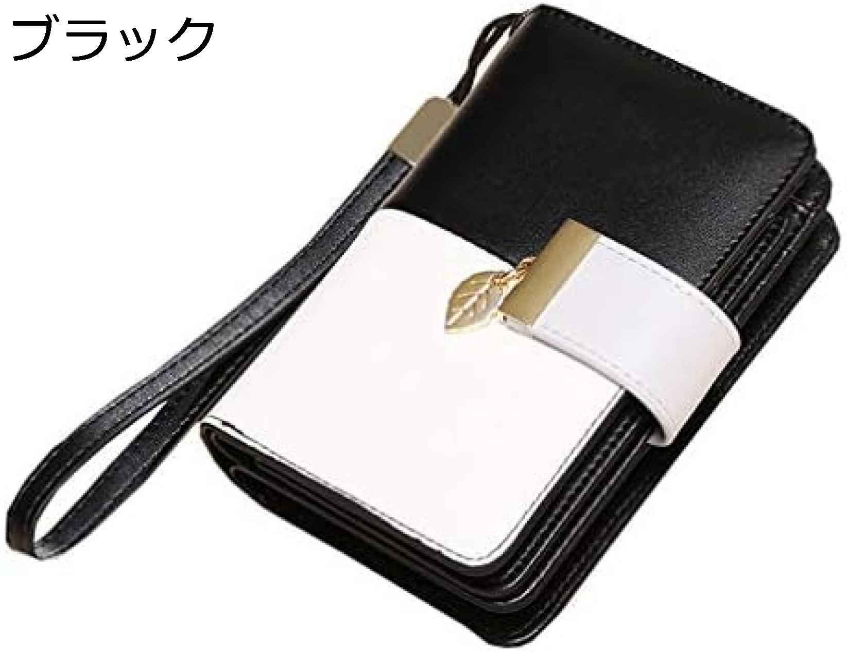 【20%OFFクーポン】財布 レディース ミニ バイカラー お札/カード入れ 手のひらサイズ シンプル おしゃれ 多機能 大容量 軽量 コンパクト 極小財布 短財布 プレゼント ウォレット 金運アップ 開運財布 ブラック
