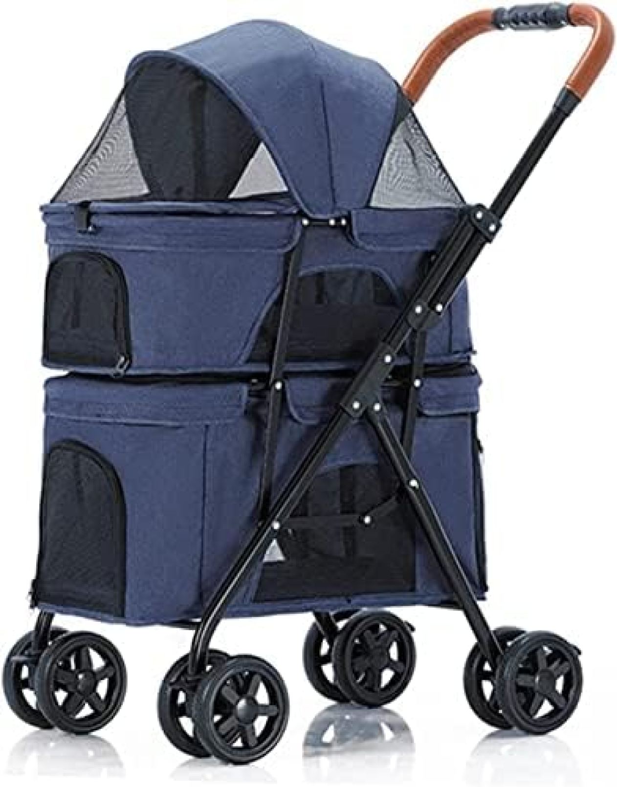 【20%OFFクーポン~】ペット用ベビーカー 犬用ベビーカー 猫用ベビーカー 犬用乳母車 ベビーカー バギー プレミアム 犬 猫 二層 ペット ギア 犬用乳母車 ペット ベビーカー ベビーカー トラベル キャリア 折りたたみ簡|Yokos