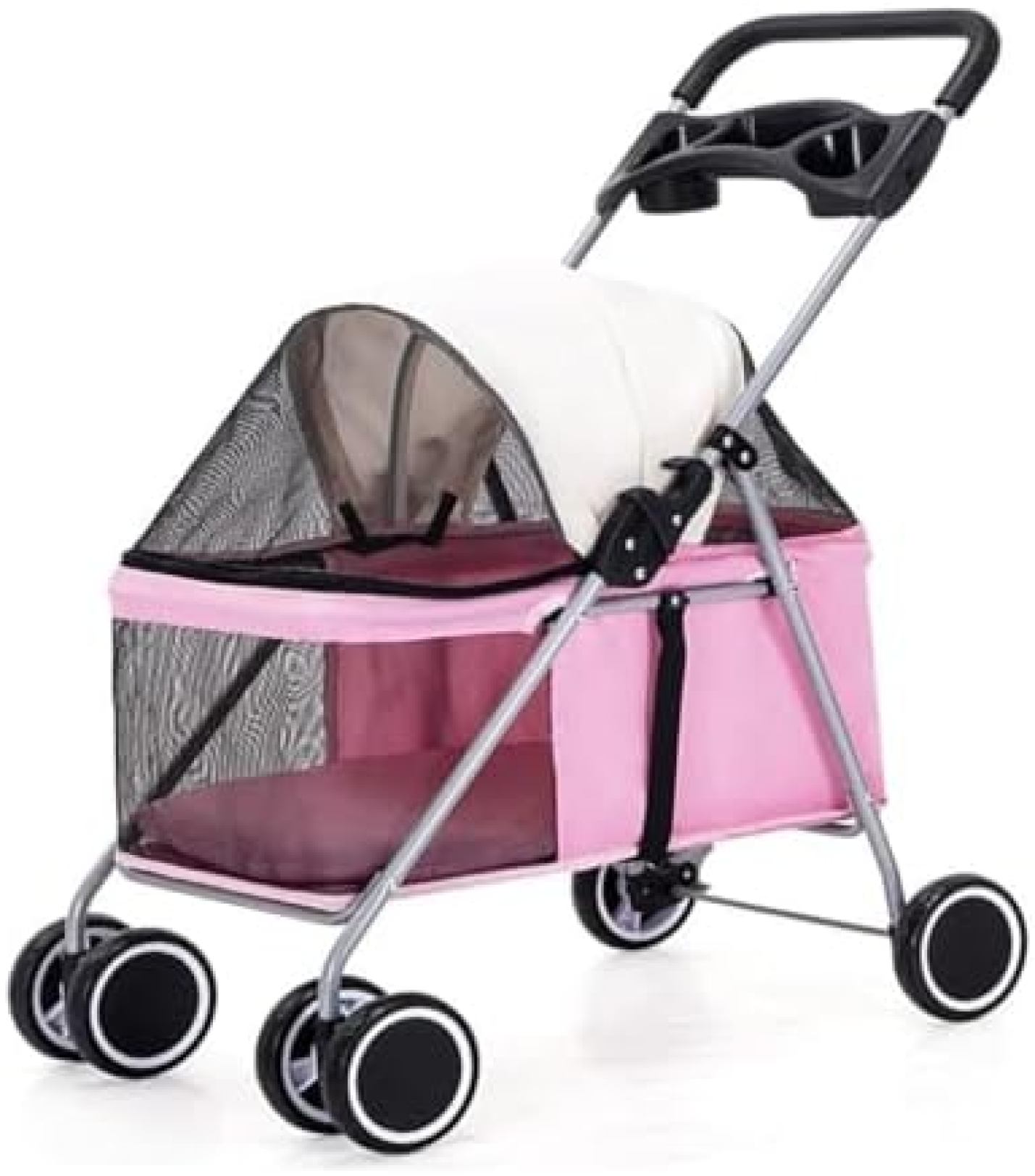 【20%OFFクーポン～】ペット用ベビーカー ペットベビーカー 4輪小型犬ベビーカー 折りたたみベビーカー 軽量ペットベビーカー 屋外ペットベビーカー 犬用ベビーカー