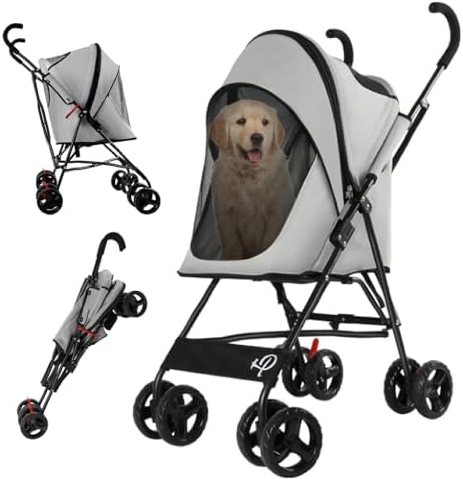 【20%OFFクーポン～】ペットベビーカー ペット用ベビーカー ペットカート 犬のベビーカー 猫のベビーカー 小型犬 4輪 折り畳み式 猫犬ベビーカー 携帯用 軽量 旅行 犬のベビーカー コンパクト 子犬 犬のジョギング ベビ