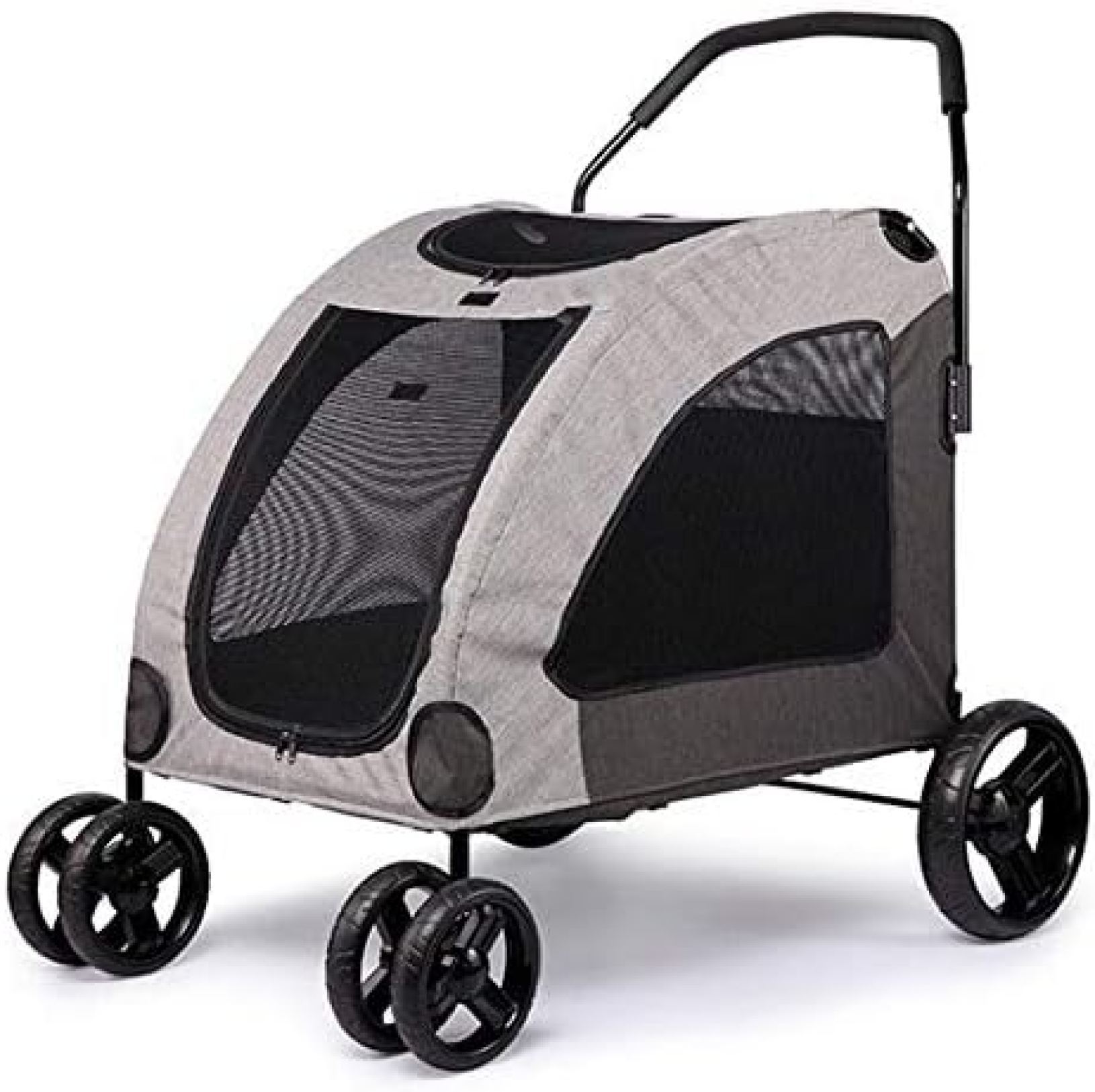 【20%OFFクーポン～】ベビーカー ペットのベビーカーはすぐに折り猫犬カートを4件の屋外の観光をインストールすることは簡単です 犬猫ベビーカー (Size : 80x64x110cm)