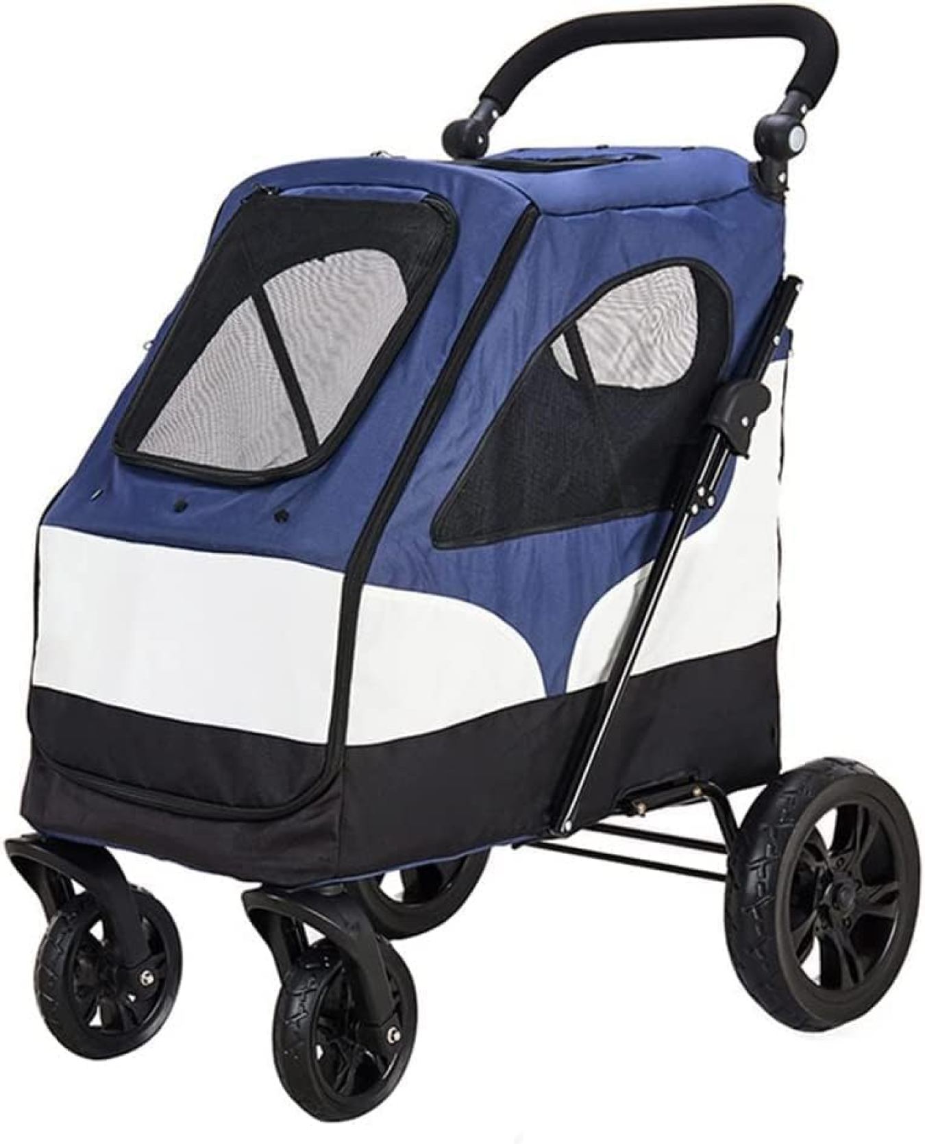 【20%OFFクーポン～】大型犬用 ペットベビーカー ペットカート ベビーカー バギー 犬 猫 多頭 犬用ベビーカー 犬用ベビーカー高級ペットベビーカープレミアム4輪ペットギアペットキャリッジベビーカー猫 犬など用 折りたたみ 106,683円