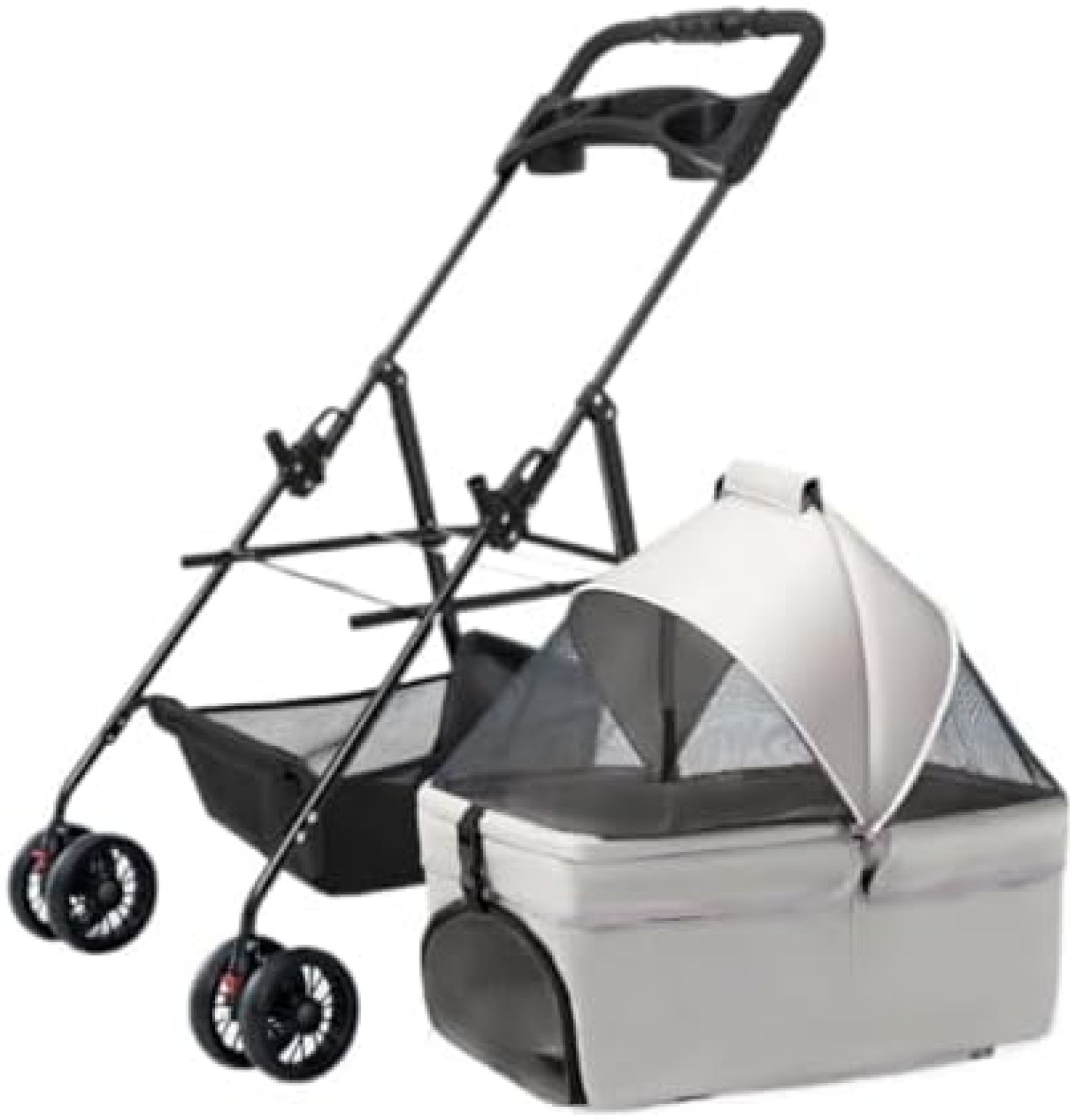 【20%OFFクーポン～】ペットカート ベビーカー バギー 犬 猫 多頭 ペットのお出かけ用ベビーカー 小型プルカート 子犬用ベビーカー 犬用散歩カート 小型 軽量 折りたたみ可能な猫