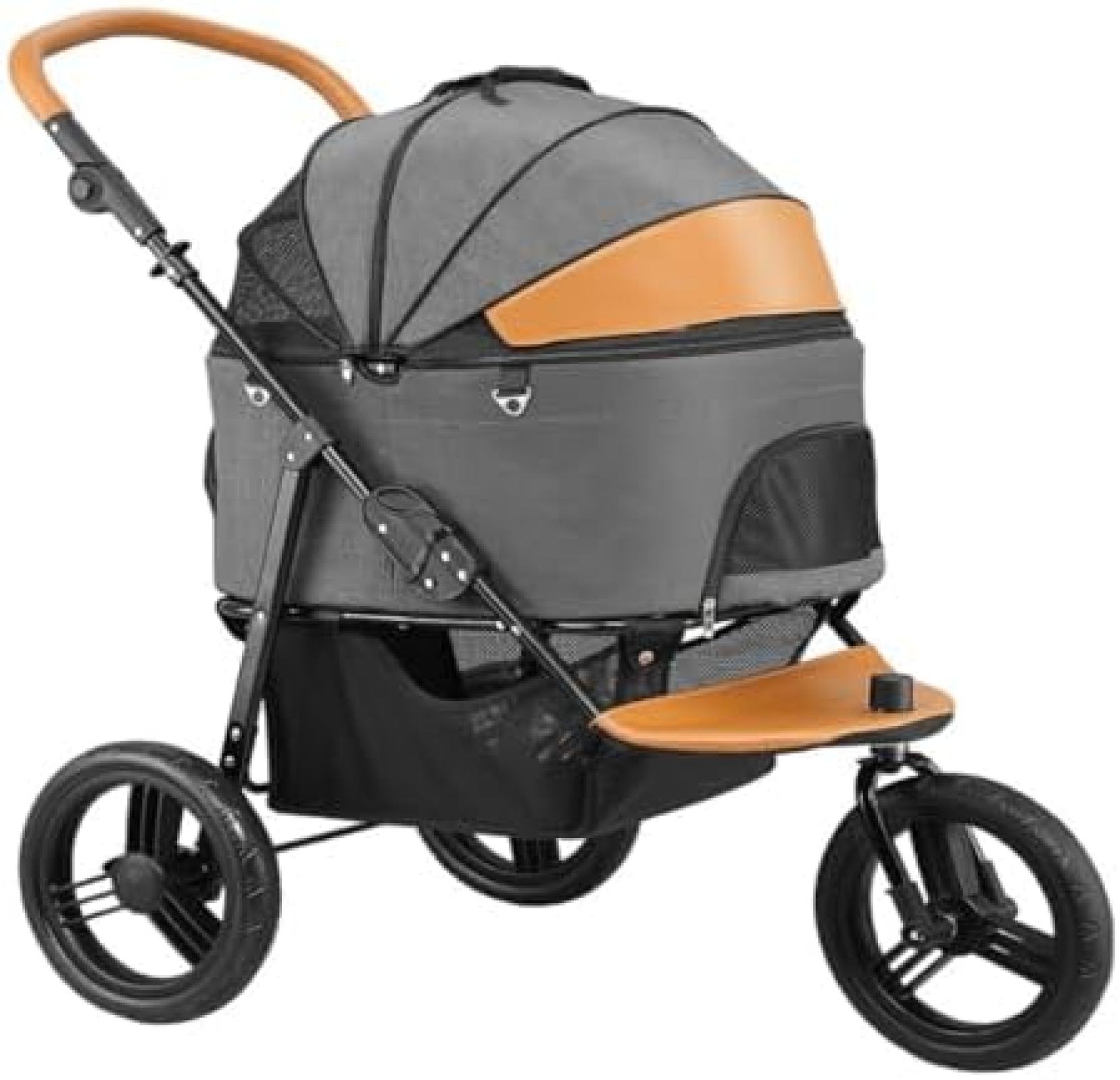 【20%OFFクーポン～】ペット用ベビーカー ペットカート ベビーカー バギー 犬 猫 多頭 大型犬や中型犬の三輪車でのお出かけに便利な 折りたたみ?取り外し可能なペットカートです 犬 バギー