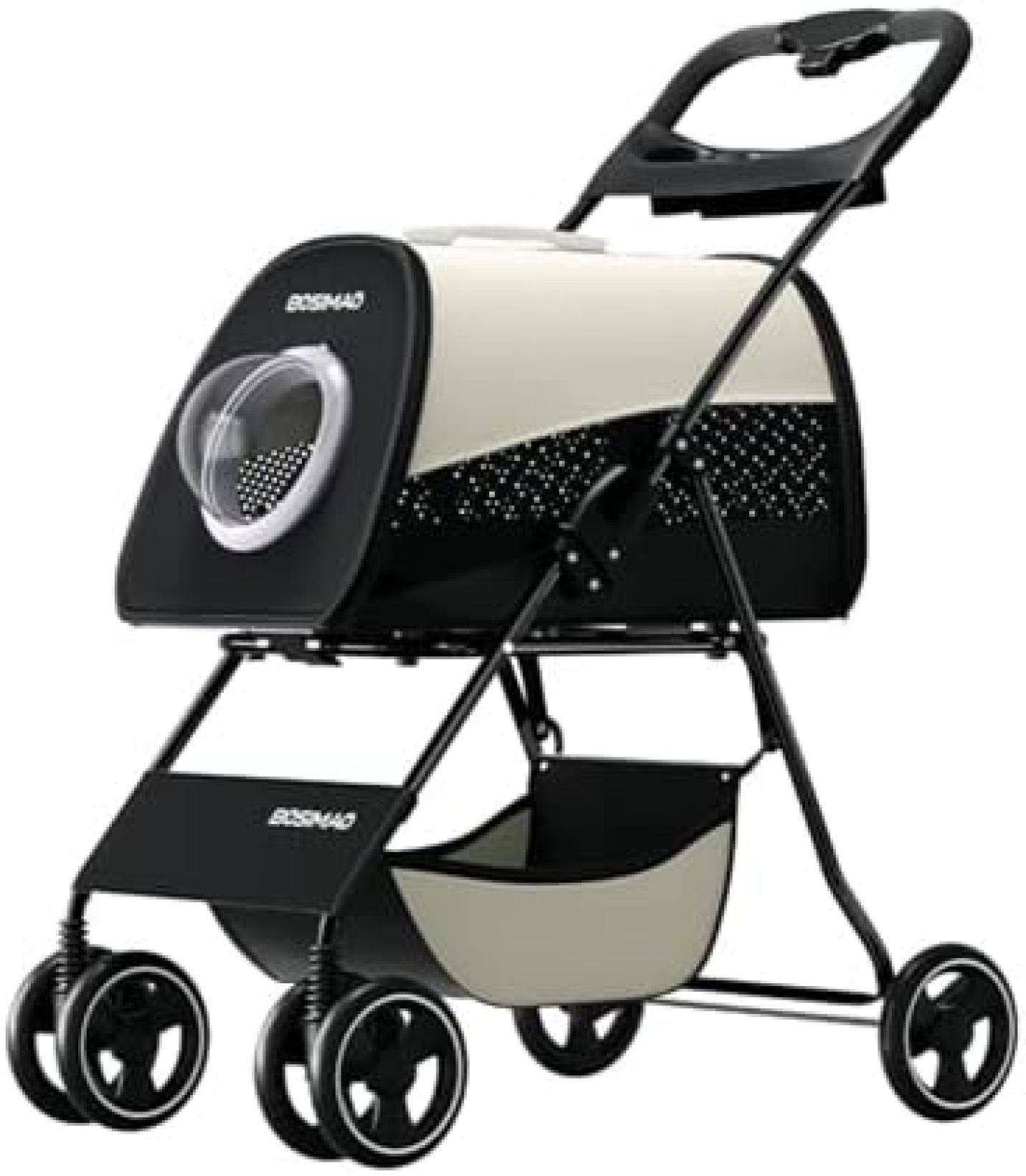 【20%OFFクーポン～】ペットカート 折りたたみ 犬用ベビーカー 猫 前輪360°回転 後輪ブレーキ付 多機能 小型犬 中型猫 散歩 外出 飛び出し防止 軽量 おでかけ 散歩 組み立て簡単