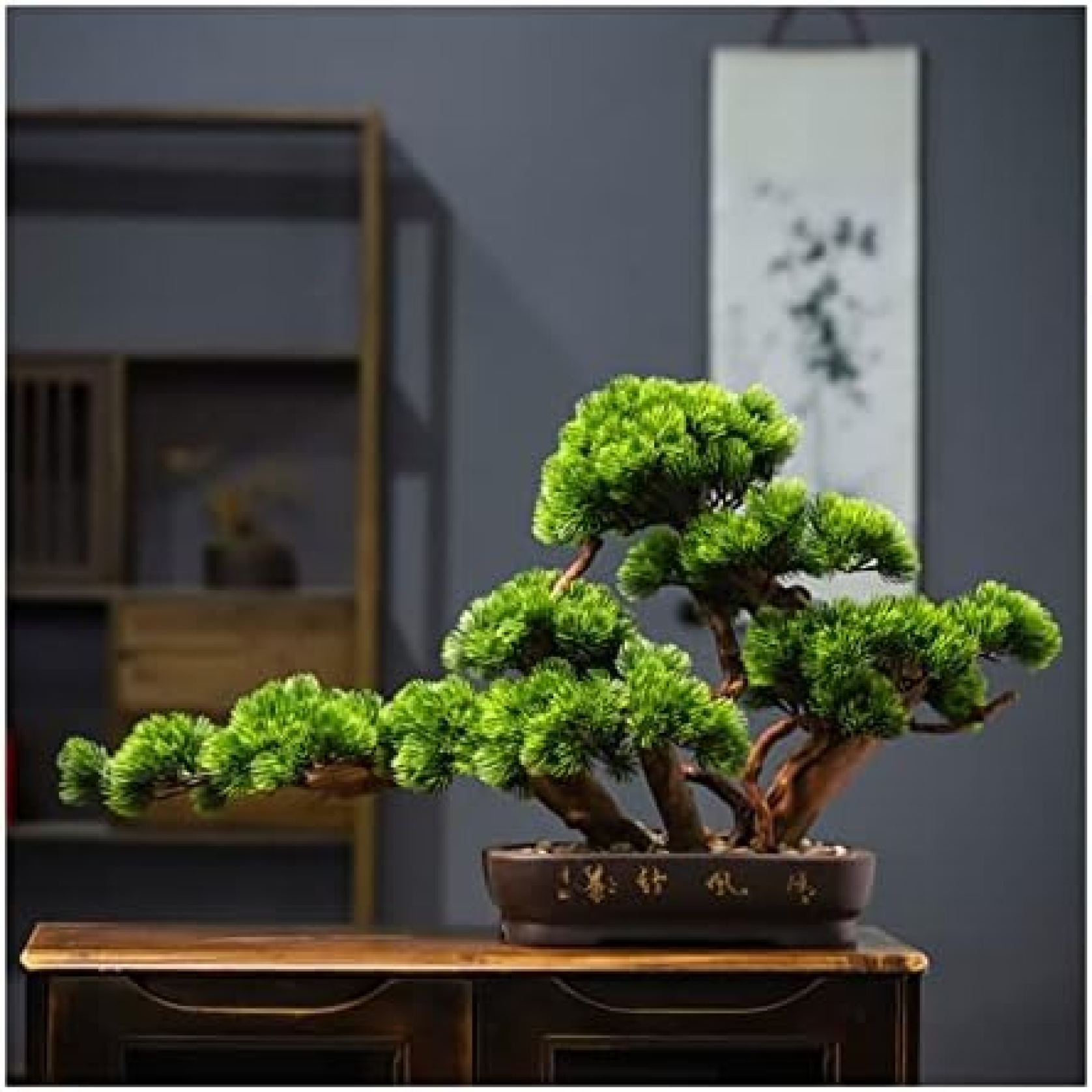 【20%OFFクーポン】人工盆栽 人工盆栽ツリー偽の植物の装飾鉢植えの木フェイク観葉植物ホームインドアオフィスガーデンデスクトップディスプレイ禅の装飾 人工樹木｜Yokos