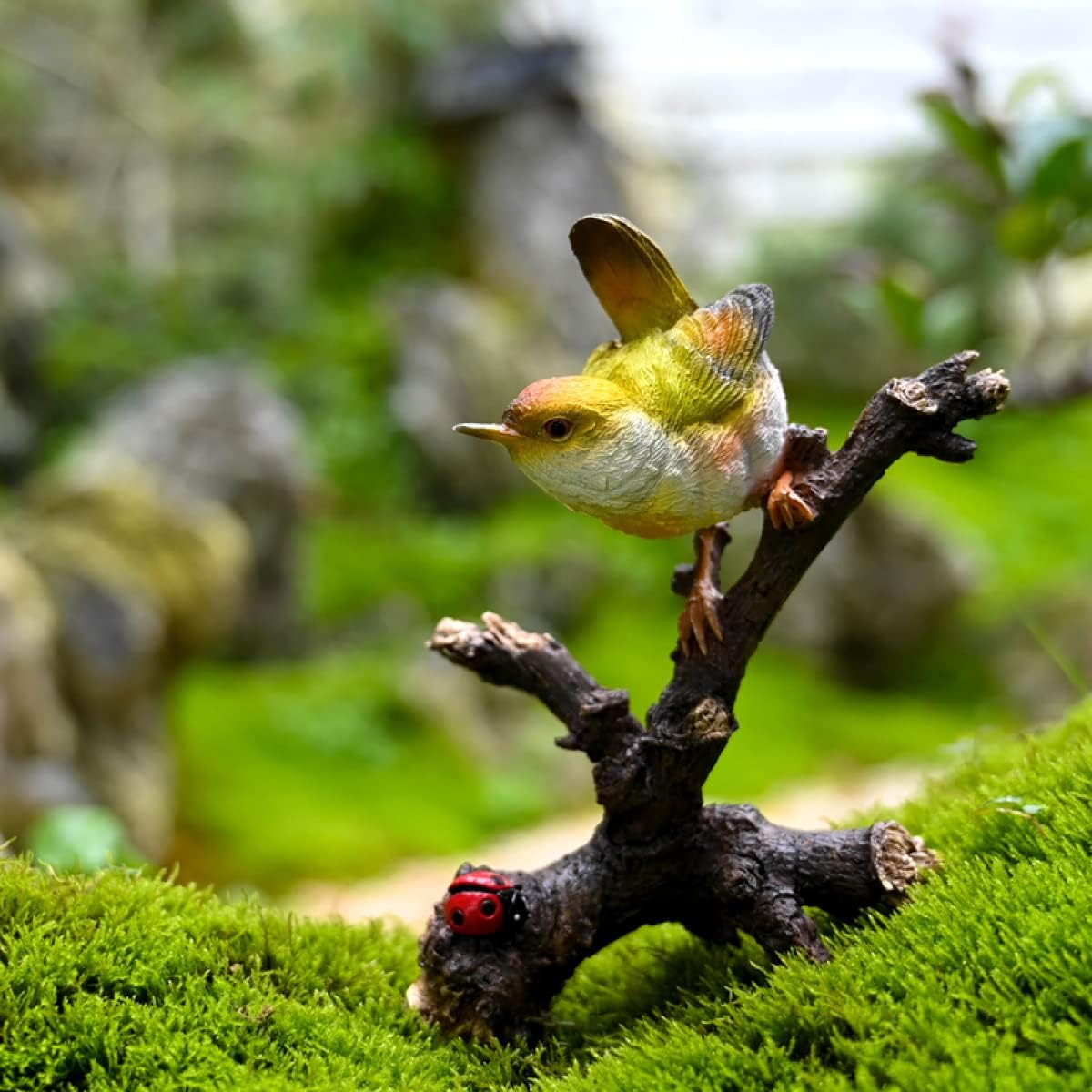 鳥オブジェ 置物 diy おしゃれ 誕生日プレゼント 鳥グッズ 本物そっくり 動物 アニマル フィギュア グッズ インテリア ガーデン飾り置き物 おもしろオブジェ タイプ 綺麗な置物 面白い ギフト