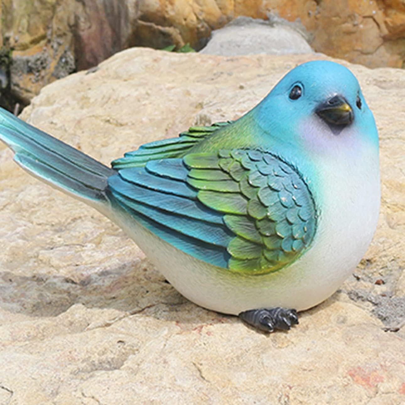 ガーデンオーナメント 置物 庭彫刻の装飾 鳥 鳥のオブジェ ガーデニング 可愛い雑貨 置物ガーデンオブジェ ガーデニング雑貨 樹脂飾り インテリア F アウトドア 部屋 庭彫刻の装飾 置物ガーデンオブ
