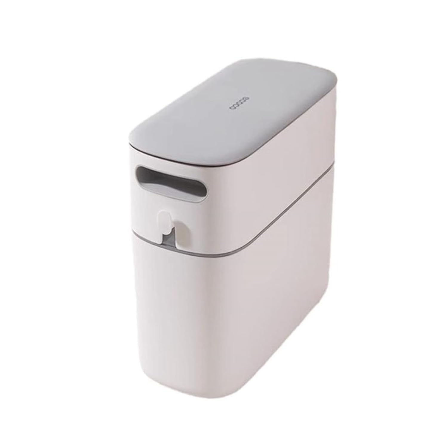 ゴミ箱 ふた付き 12L ダストボックス 角型 プッシュ式 ごみ箱 スリム おしゃれ 抗菌 消臭 密閉 音無し 部屋 キッチン リビングルーム トイレ 浴室 オフィス用 プラスチック グレー