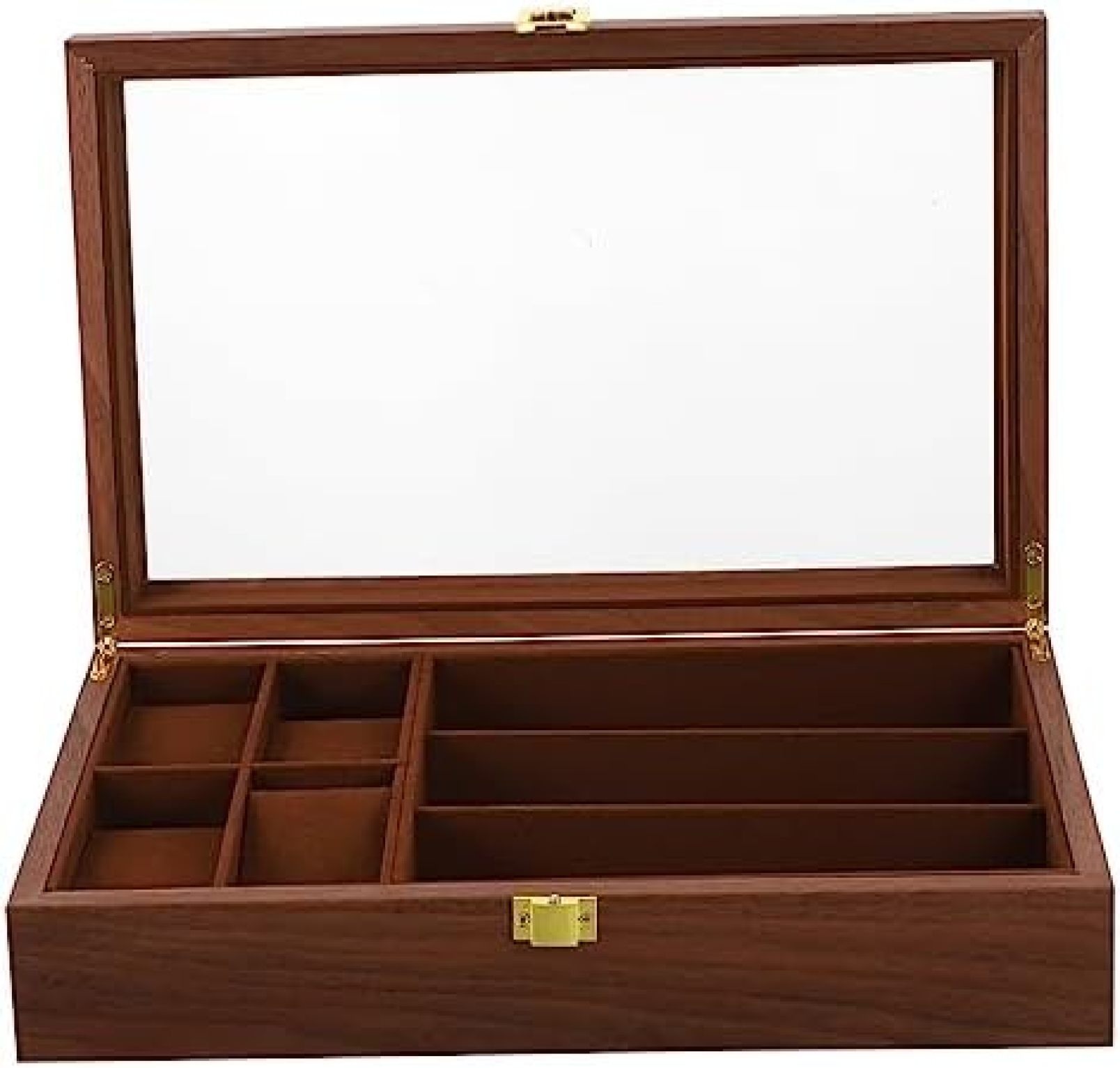 【20%OFFクーポン～】収納ボックス 時計収納コレクター 分割時計ホルダー 時計キーパーボックス トラベルジュエリーオーガナイザー ジュエリーホルダー 眼鏡収納容器 時計ジュエリースロットオー