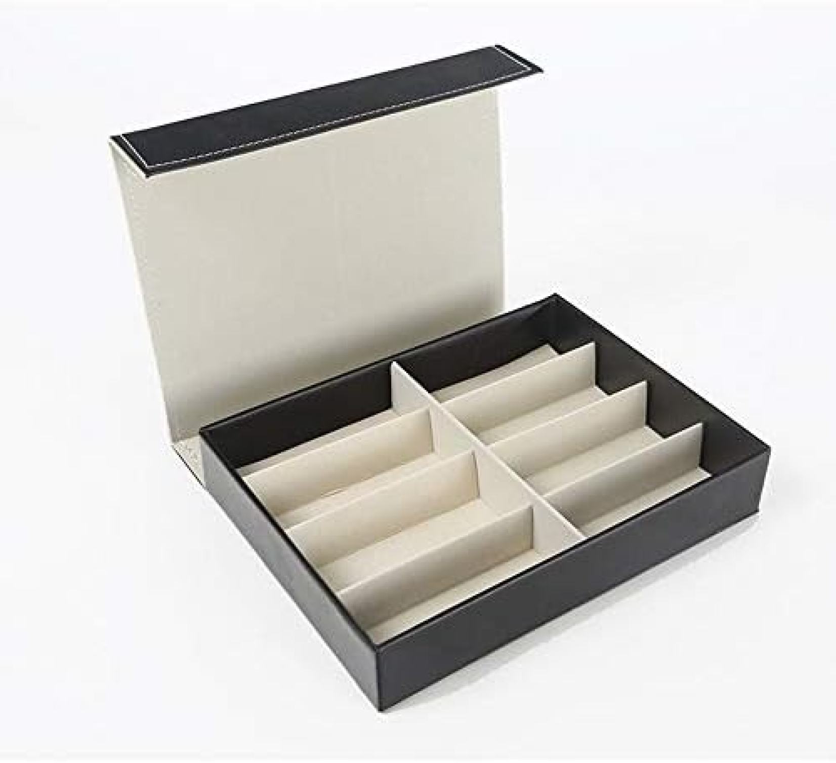 【20%OFFクーポン～】アイウェア収納ボックス、 眼鏡眼鏡ディスプレイケース、ジュエリーウォッチオーガナイザー、サングラスジュエリーコレクションケース、サングラスメガネ収納ホルダーボックス付き8スロット 眼鏡を簡単に見つけて 13,527円