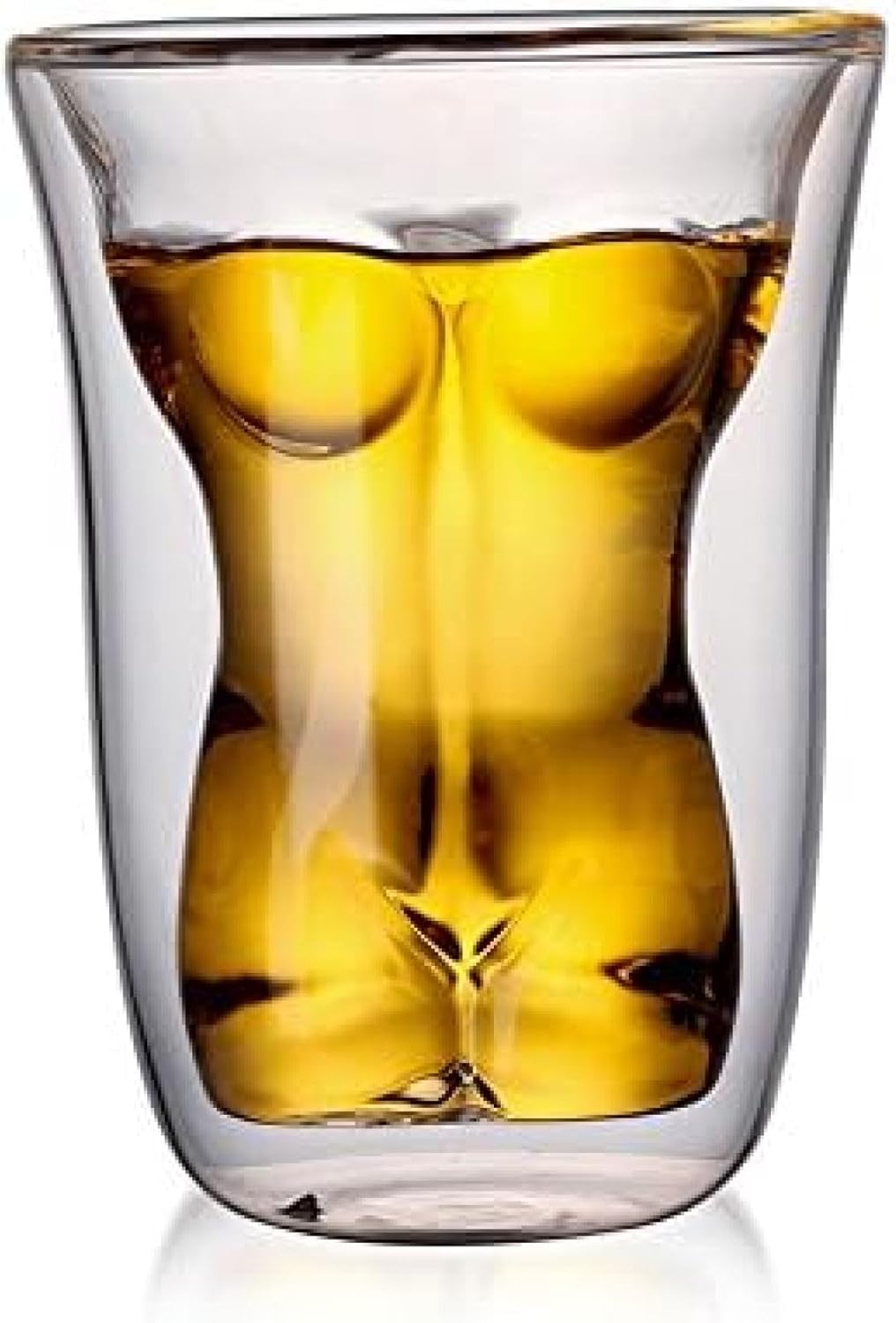 【20%OFFクーポン～】人体グラス ダブルウォールグラス 200ml グラス 湯呑み ティーグラス コーヒーグラス タンブラーグラス ビールグラス ビアグラス ウォーターグラス ジュースグラス サワーグラス ユニーク 真空