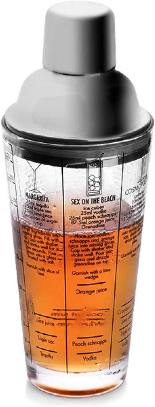 【20%OFFクーポン～】ガラススノーカップ 400ml カクテル ドリンクシェーカー ボストンシェーカー スノーカップ ミルクティーショップ スノーケトル スケール付き バー用 ドリンク混合バーツール