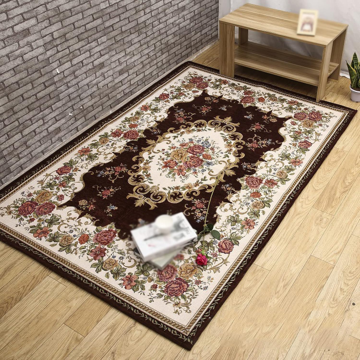 【20%OFFクーポン】ラグ カーペット ギャベ柄 モロッコ風 ベルギー風 おしゃれ ホットカーペットカバー ペルシャ柄 リビングマット 夏用 オールシーズン 床暖房対応 抗菌防臭 掃除易い 低反発 レトロ リビング 60*