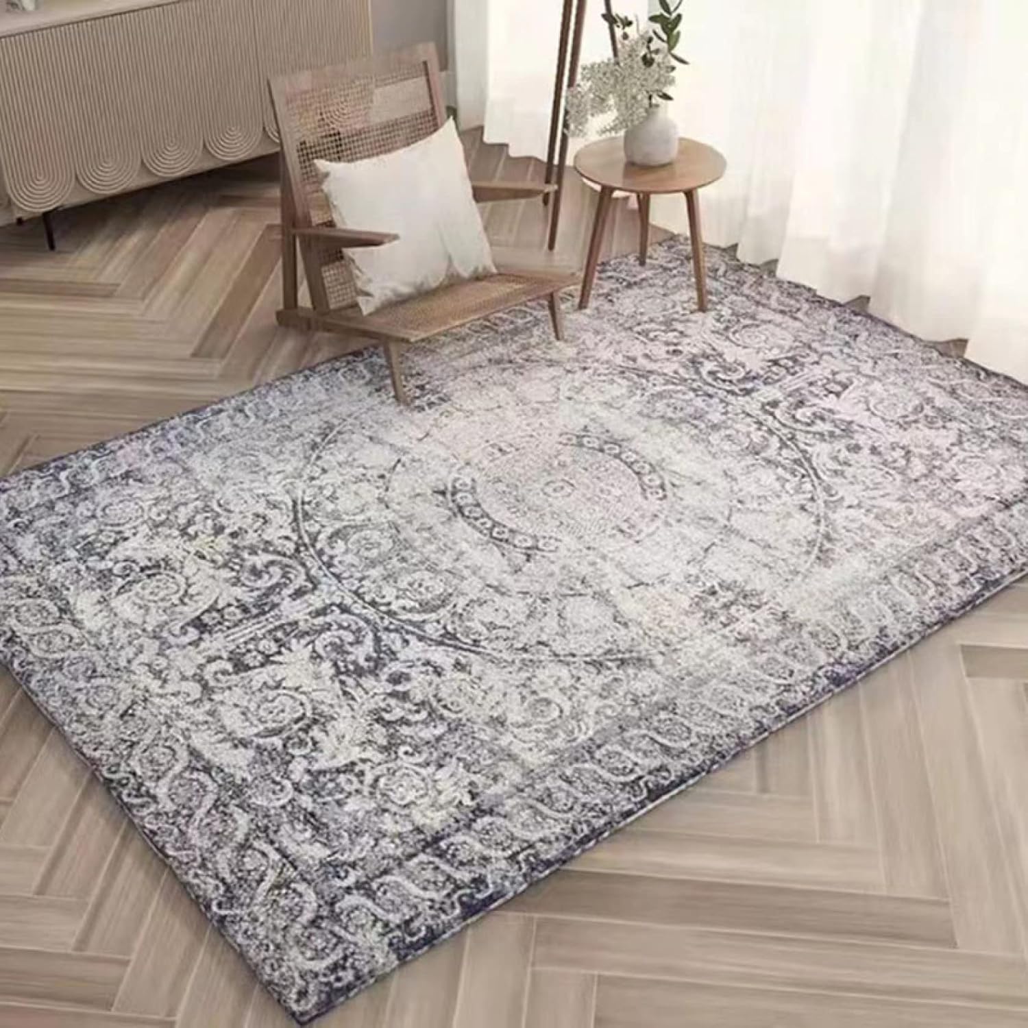 【20%OFFクーポン】ペルシャ モロッコ風 ラグ マット レトロカーペット カラー 床暖房 ホットカーペットカバー レトロ 心地よい ペルシャ柄 ラグマット モロッカン柄 古典 トルコ風 異国感じ 西海岸 北欧家具 デザイ