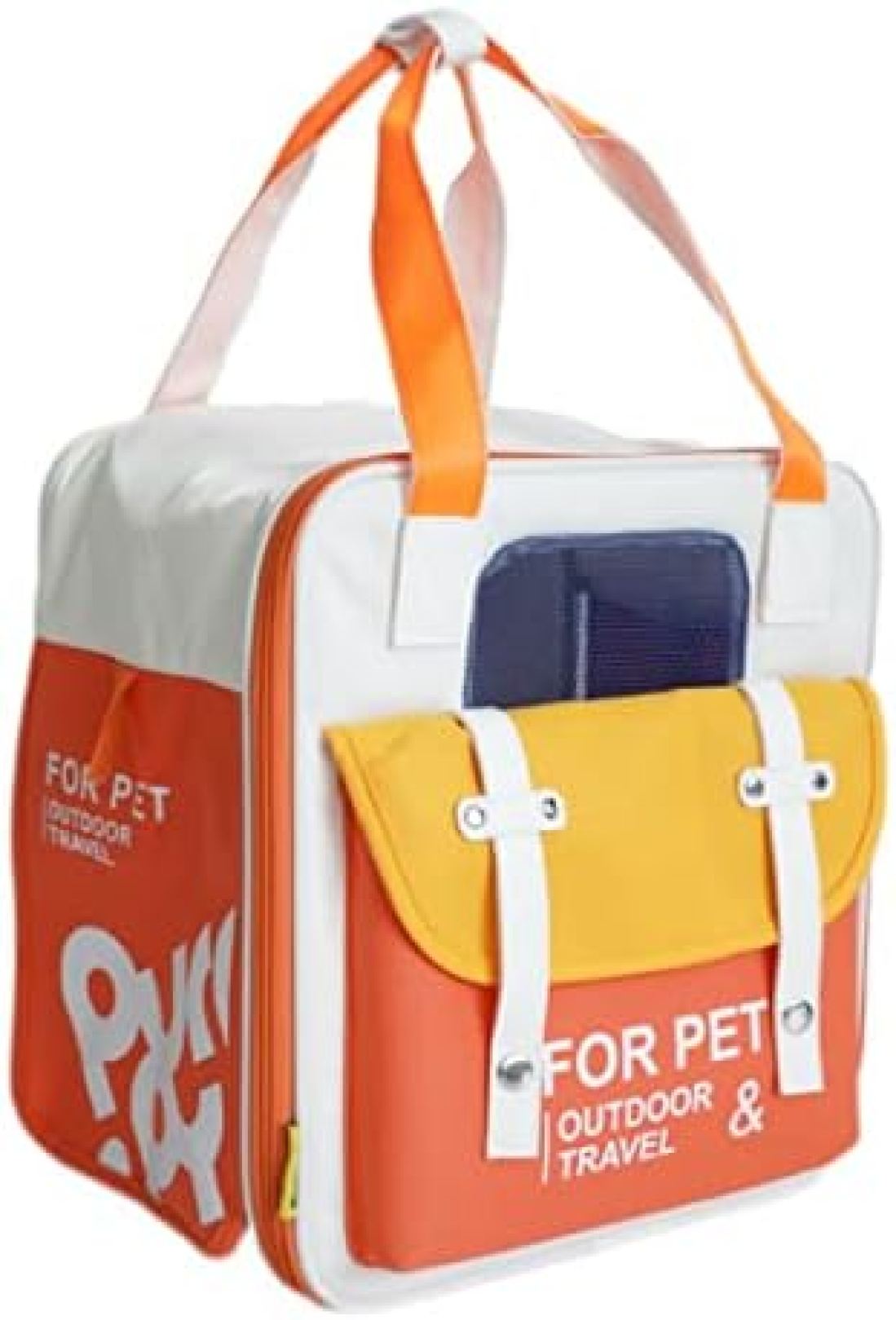 【20%OFFクーポン~】犬 猫用キャリーリュック 7.5kg耐荷重 ペットリュック 設計 ペットキャリー 犬 猫 うさぎ M 小動物 キャリーバッグ リュック 旅行 ペット用品 通院 折畳収納可 ポケット付 ペットキャリーバ|Yokos