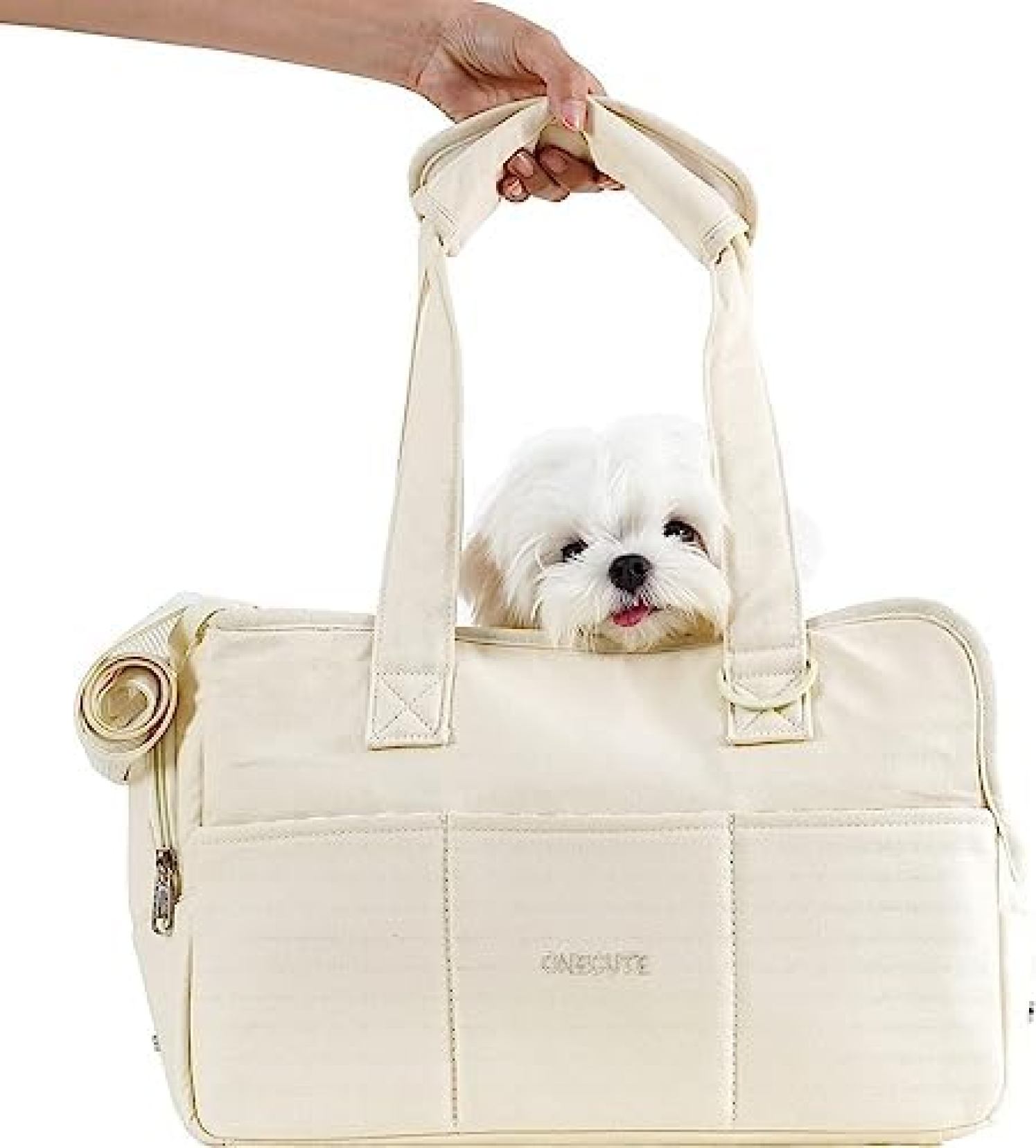 【20%OFFクーポン～】ペットキャリーバッグ 軽くてお出かけ 6kg以下のペット 通気性がよく快適 折りたたみ 旅行 災害避難 非常に軽いバッグ 猫 犬 ペット ケージ アイリスオーヤマ キャリーバッグ クリーム入り ペット