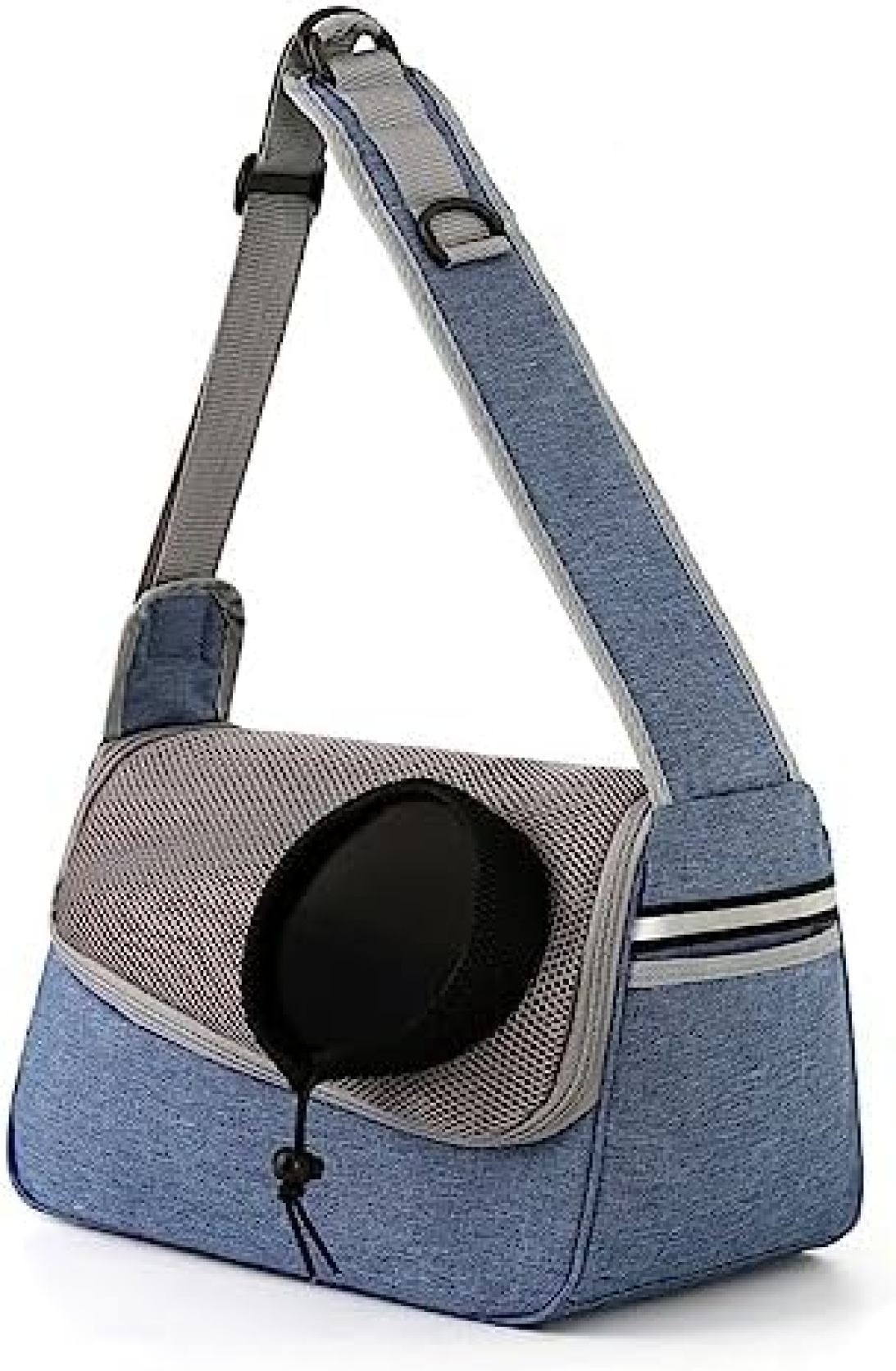 【20%OFFクーポン～】ポータブル猫子犬バッグ ペットトラベルショルダーバッグフロント巾着デザイン通気性ペットスリングキャリア小型犬中型猫用調節可能なキャリングバッグ 子犬用 中型猫用