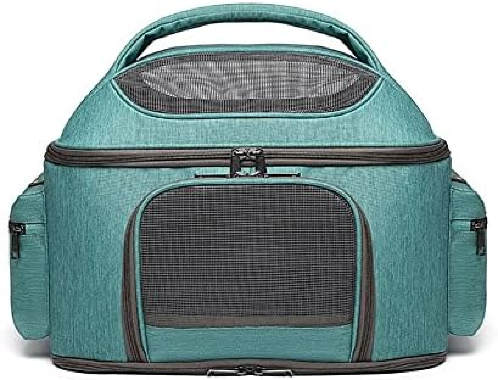 【20%OFFクーポン～】犬 猫 キャリー ペット キャリーバッグ ペットバッグ 猫と小型犬のバック 小型犬 拡張可能 大きめ 折りたたみ可 メッシュ窓 通気性と耐久性 軽量 持ち運びが簡単 屋外ペット用品 避難用 お出かけ