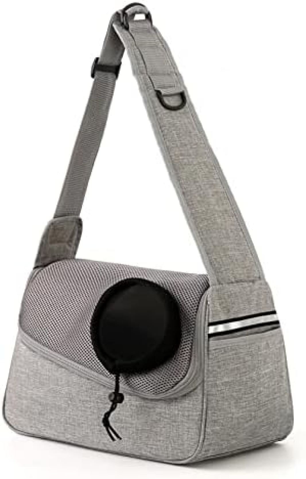 【20%OFFクーポン～】ペット 用品 犬 バッグ スリング 抱っこ紐 お出かけ抱っこ バッグ ペット 中小型犬 ショルダー 飛び出し防止用ストラップ付 ねこ用/いぬ用 ライトグレー ドッグ ペットスリング ペットスリング ペ