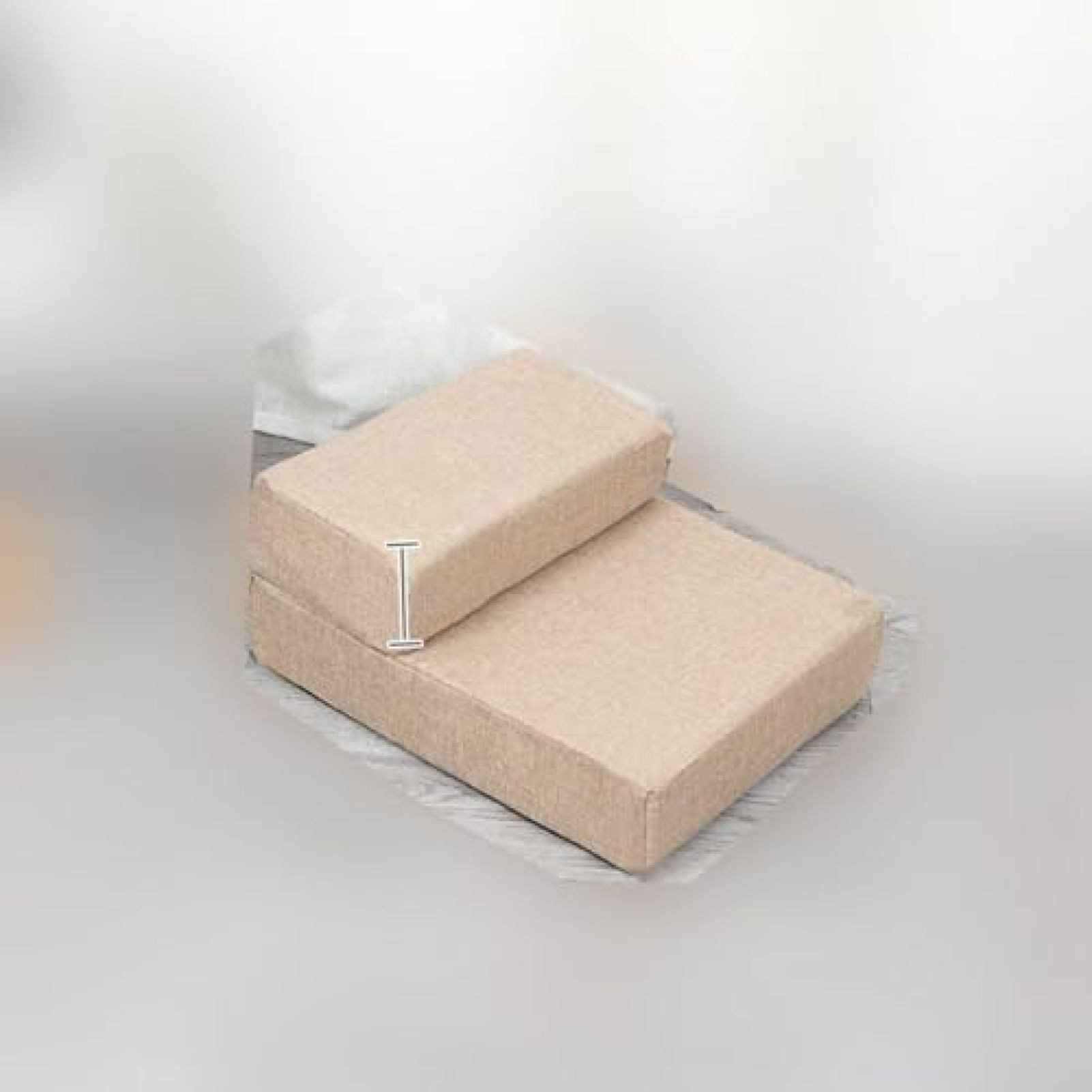 【20%OFFクーポン】踏み台 犬用ステップ 階段 ペットステップ ドッグステップ 子猫 短足種 室内犬 ケガ犬 高齢犬 奥行大幅に広く改善 カバー取り外し可 洗濯便利 滑り止めマット付き ケガ防止 ベッド (L48*W38
