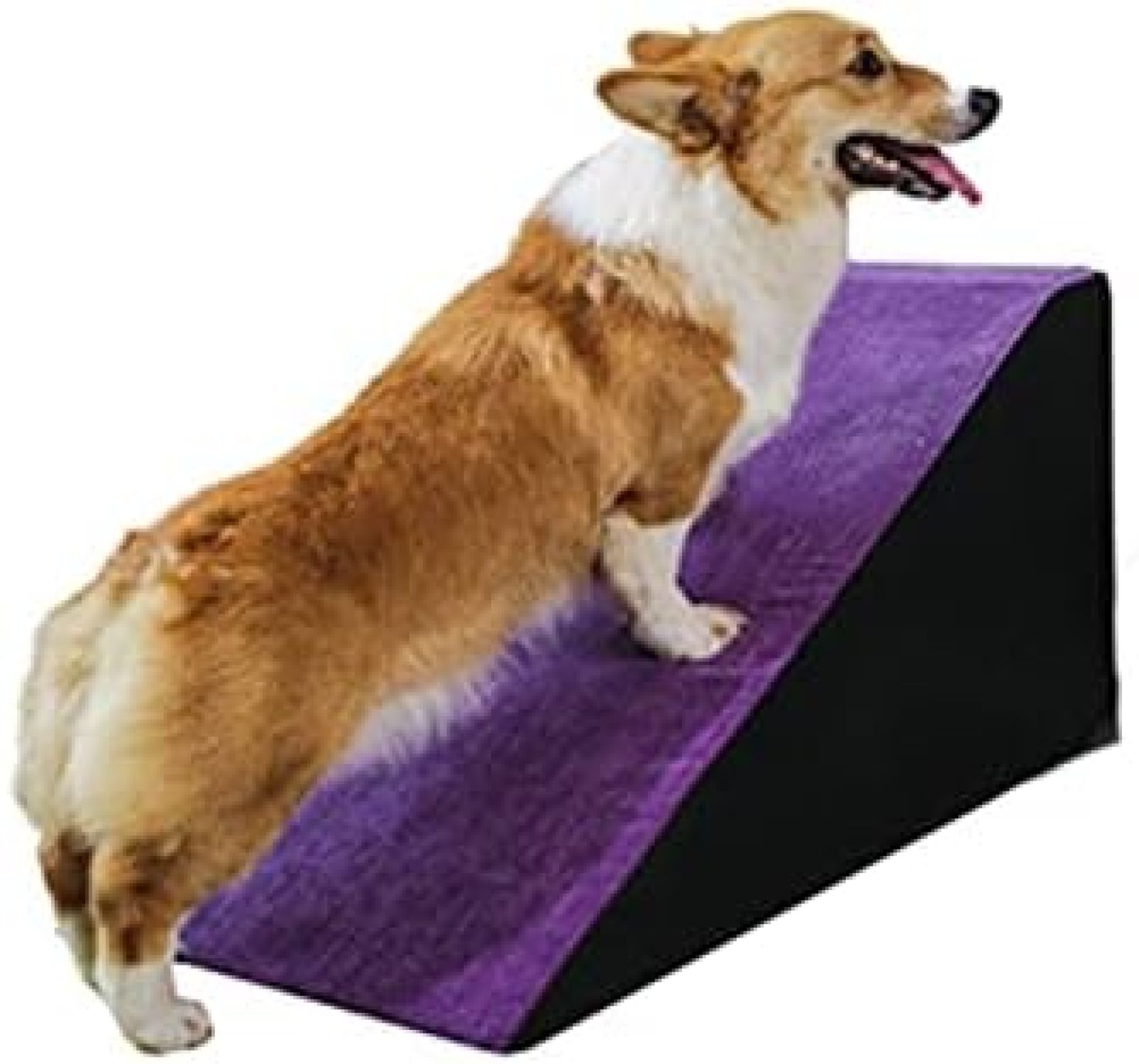 【20%OFFクーポン】犬 斜め ペットステップ 階段 ドッグステップ ペットクッション 高反発ウレタン ペットグッズ 犬用品 犬 折り畳み おしゃれ わんこ ワンちゃん (L40*W70*H30CM ダークパープル) 21,858円