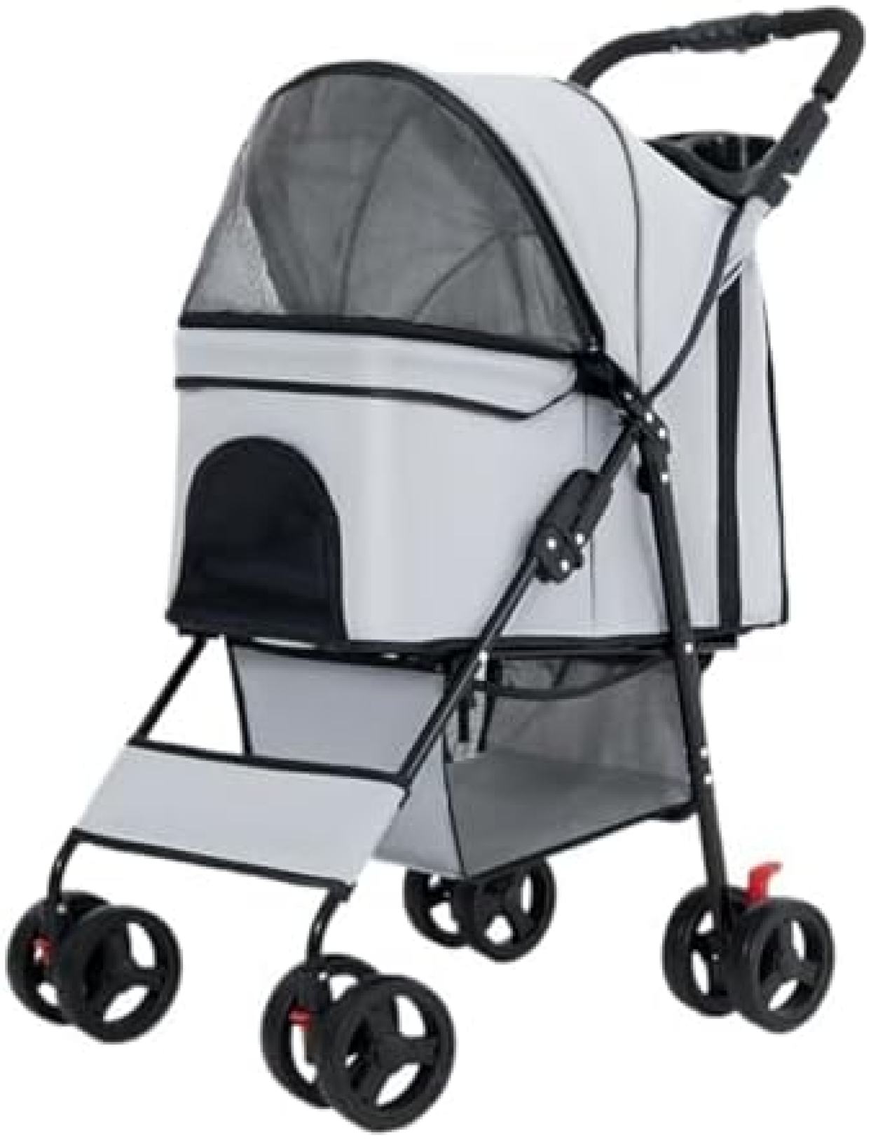 【20%OFFクーポン～】ペットカート ベビーカー 犬 猫 バギー 多頭 軽量ペットベビーカー ペットカート 犬猫カート 折りたたみペットカート 簡単に設置できる折りたたみトレイカート 旅行中の犬?猫のために