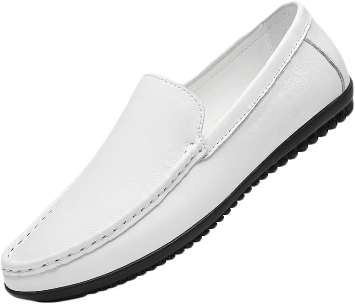 【20%OFFクーポン】メンズ ドライビングシューズ ビジネスシューズ 皮革 ローファー スリッポン モカシン スムース カジュアル デッキシューズ 紳士靴 防滑 軽量 運転 靴 歩きやすい 防臭 通気 黒 革靴 軽い シン｜Yokos