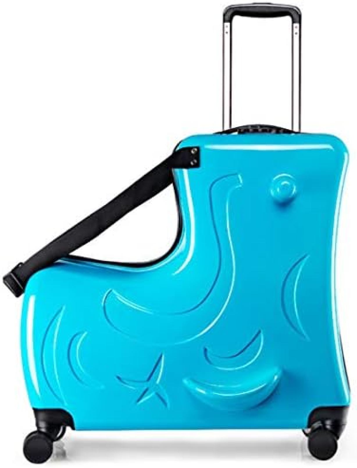 【20%OFFクーポン~】子供用スーツケース乗れる キッズキャリーケース トランク ダイヤルロック式 ダブルキャスターで静音 座れる木馬形 子供が乗れるスーツケース 子供用スーツケース キャリーバッグ 丈夫 軽量 旅行 帰省|Yokos