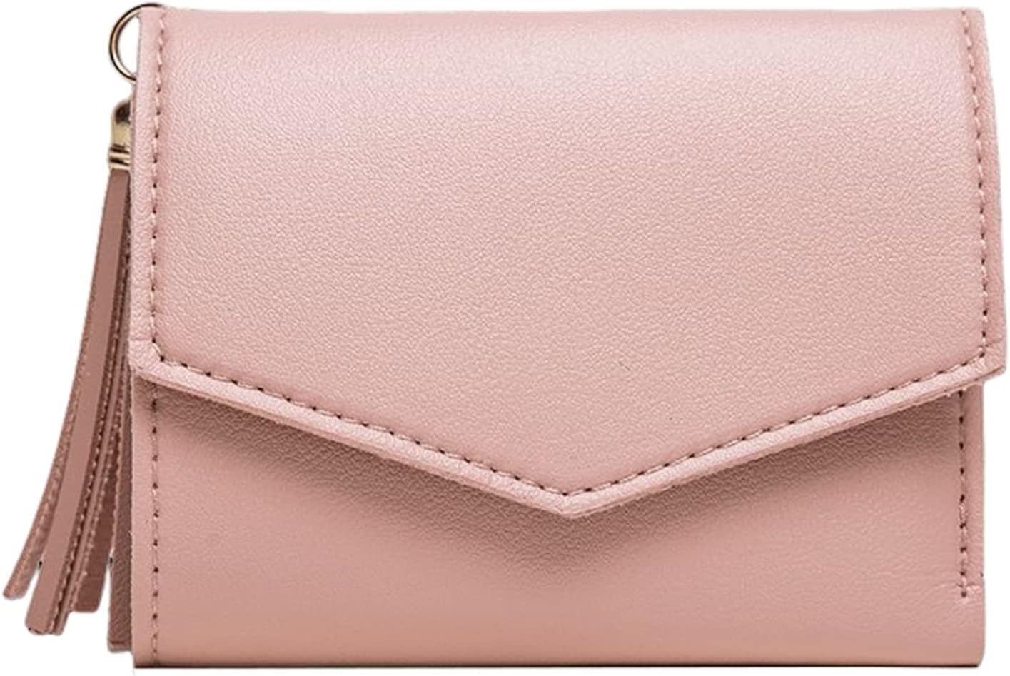 【20%OFFクーポン】財布 レディース ミニ財布 三つ折り 無地 ボタン タッセル 大容量 カード入れ 小銭入れ 多機能 取り出しやすい コンパクト 軽い コインケース ウォレット シンプル ファッション 贈り物 バレンタ