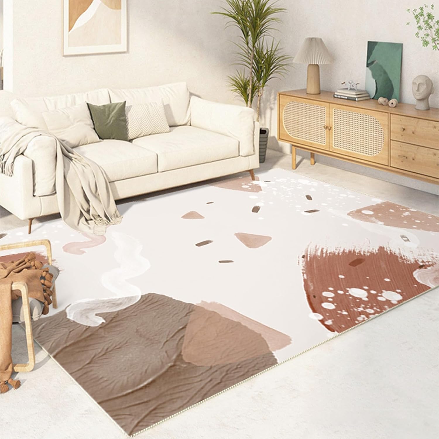 【20%OFFクーポン】チェアマット 花柄 ドアマット デスクマット ラグ 長方形 60*90cm 特大サイズ フロアマット 滑り止め付き 傷防止吸着 洗濯可 床を傷から守る 防音 おしゃれ 北欧 机下 ゲーミングチェア